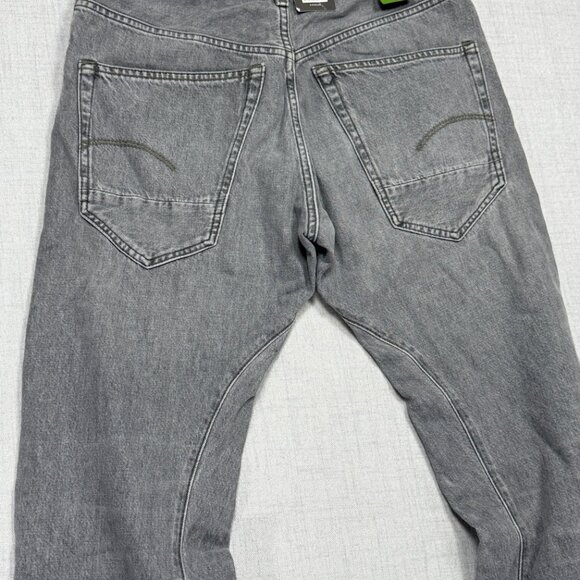G-Star RAW Jeans ARC 3D Slim Tapered Faded Grey Denim Cotton Blend 30x32 NWT - Picture 6 of 16